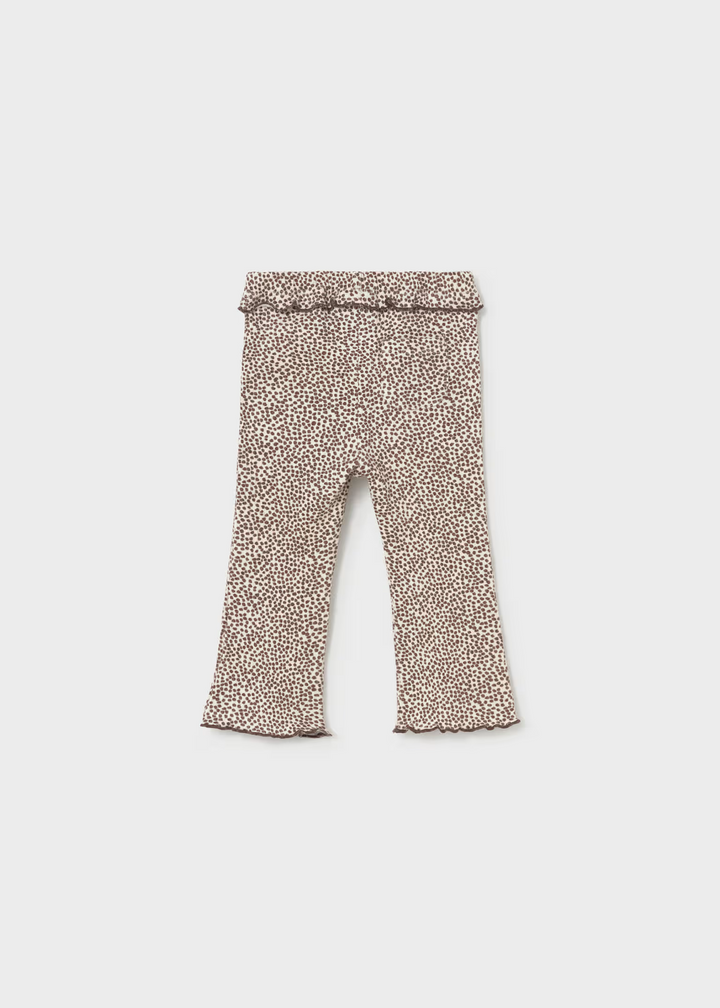 Cheetah Ribbed Flare Leggings