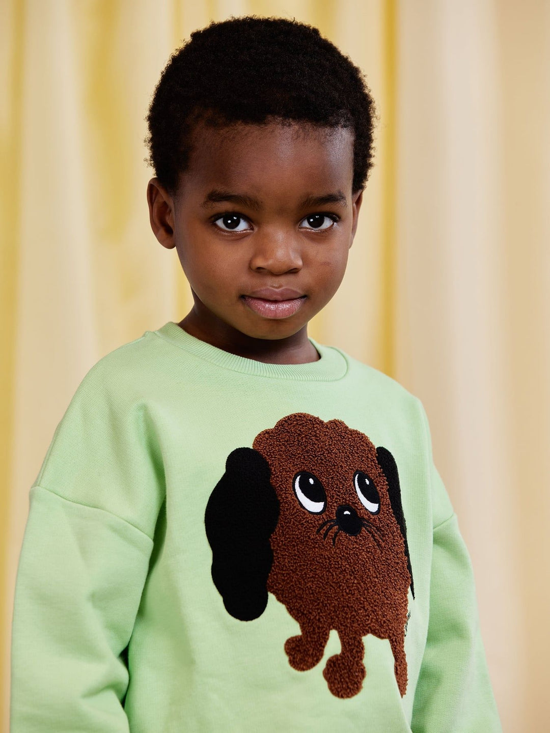 Green Doggie Chenille Sweatshirt