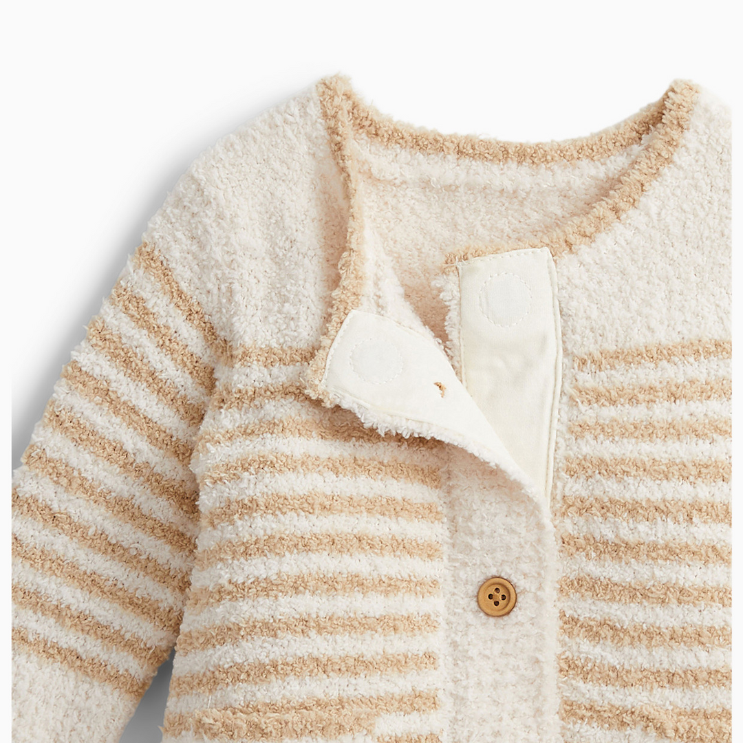 Sweater Romper - Chenille Cream