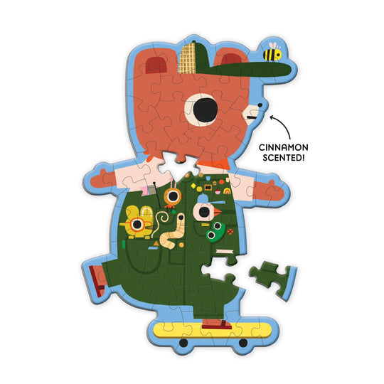 Cinnamon Bear 48 Piece Scratch & Sniff Mini Puzzle