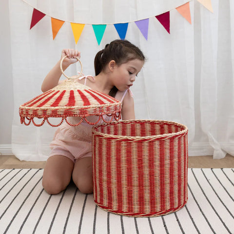 Circus Tent Toy Basket