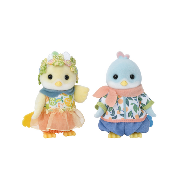 Calico Critters Citrus Bird Family