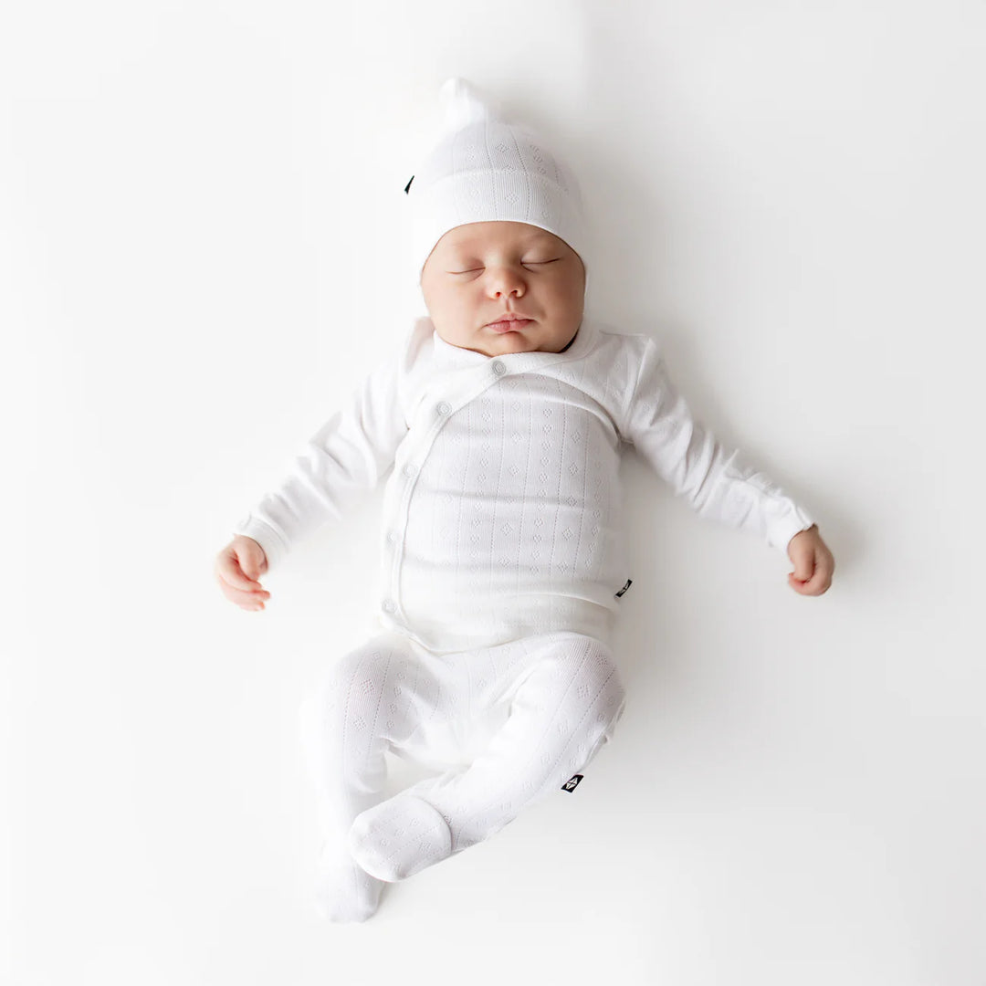 Pointelle Take Me Home Set w/ Cap - Cloud newborn
