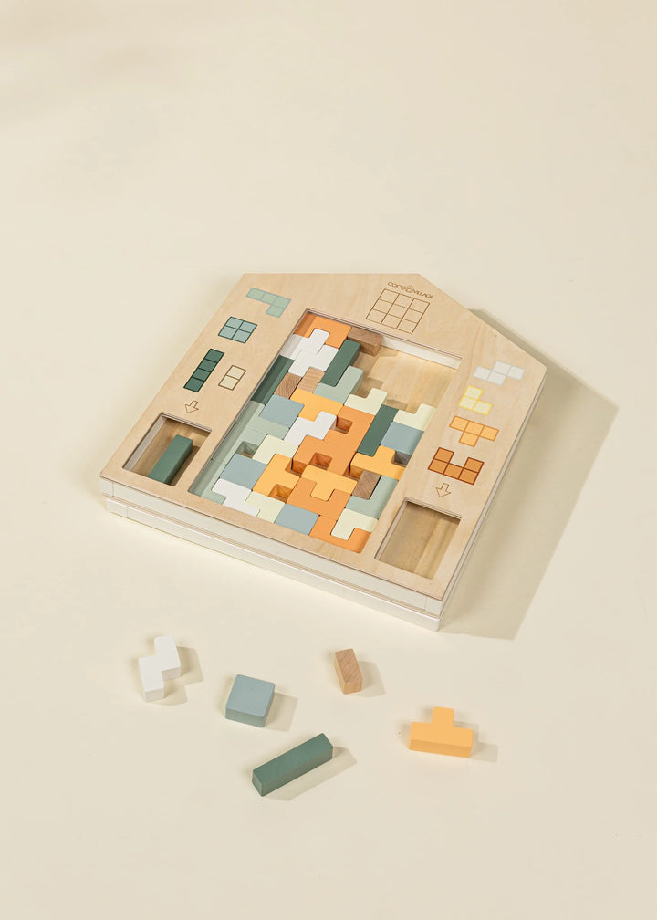 Wooden Tetris Puzzle