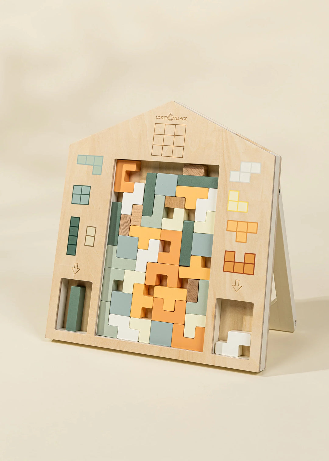 Wooden Tetris Puzzle