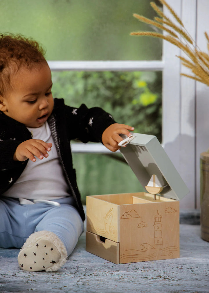 Wooden Musical Souvenir Box -