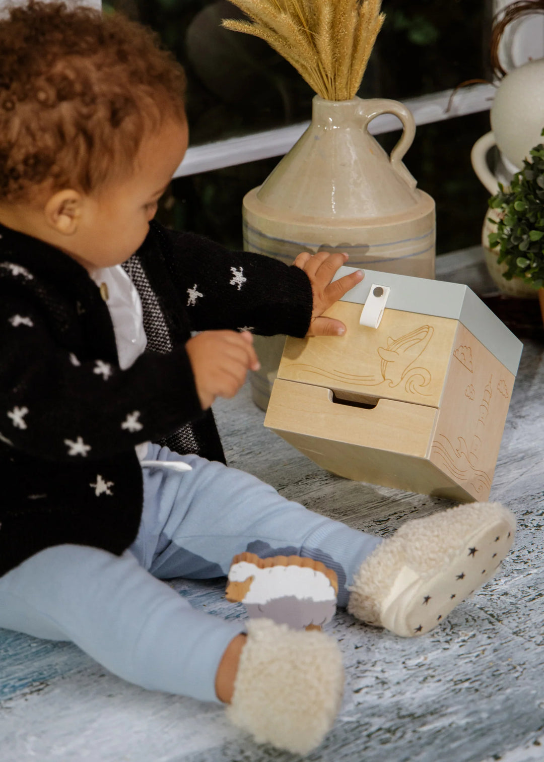 Wooden Musical Souvenir Box -