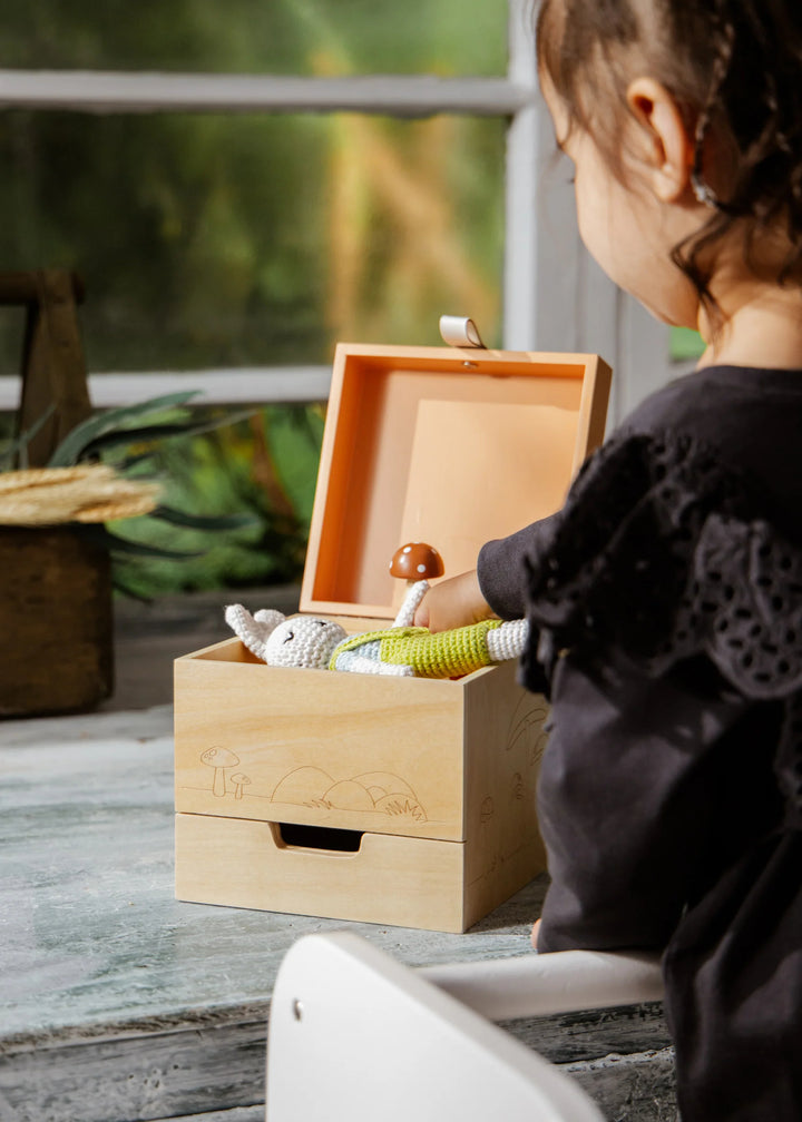 Wooden Musical Souvenir Box -