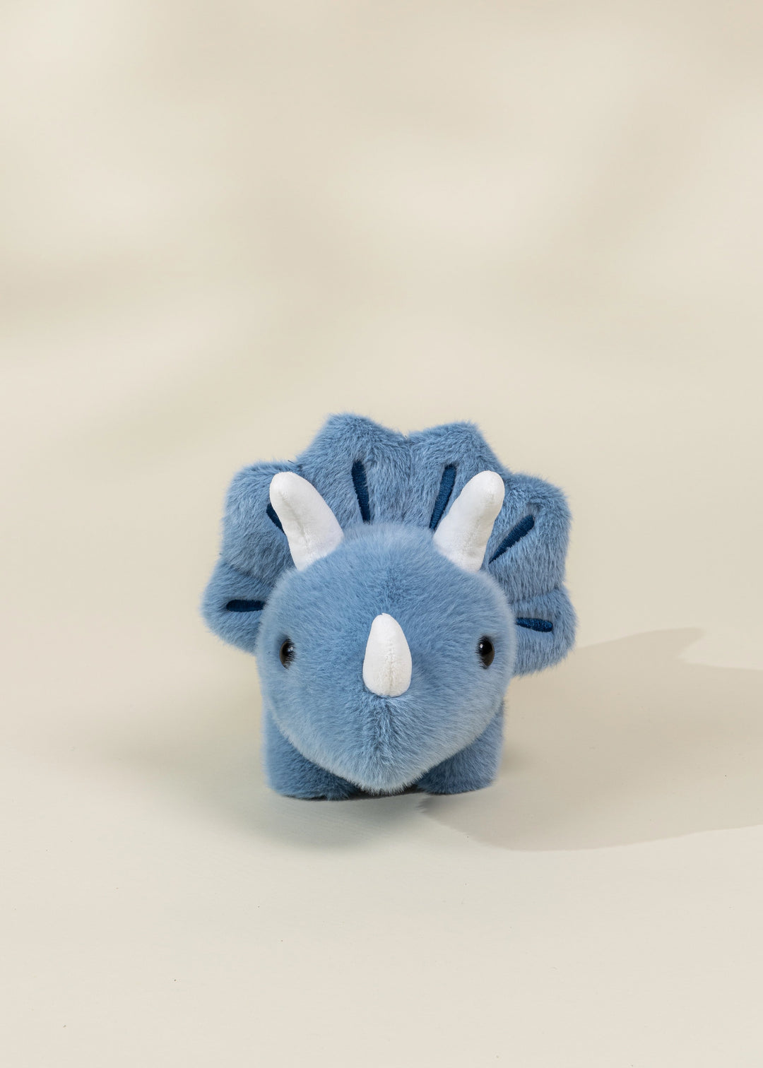 Blue Triceratops Dino Plush
