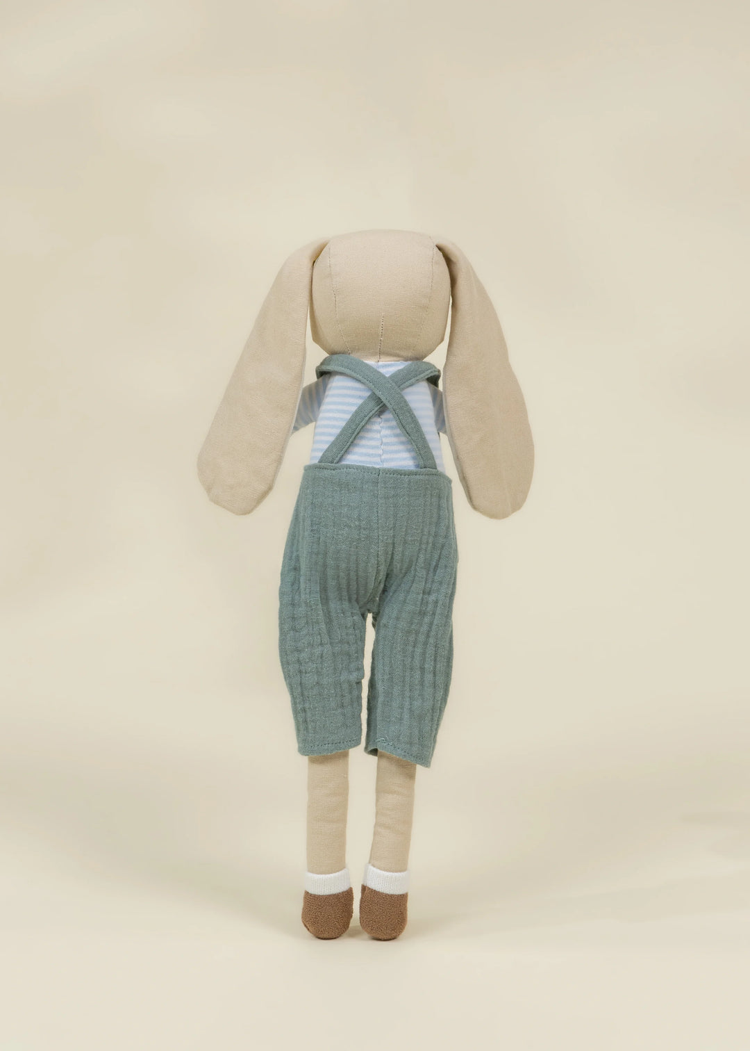 Bunny in Overalls Plush Toy