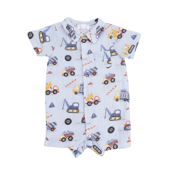 Blue Crayon Construction Polo Shortie