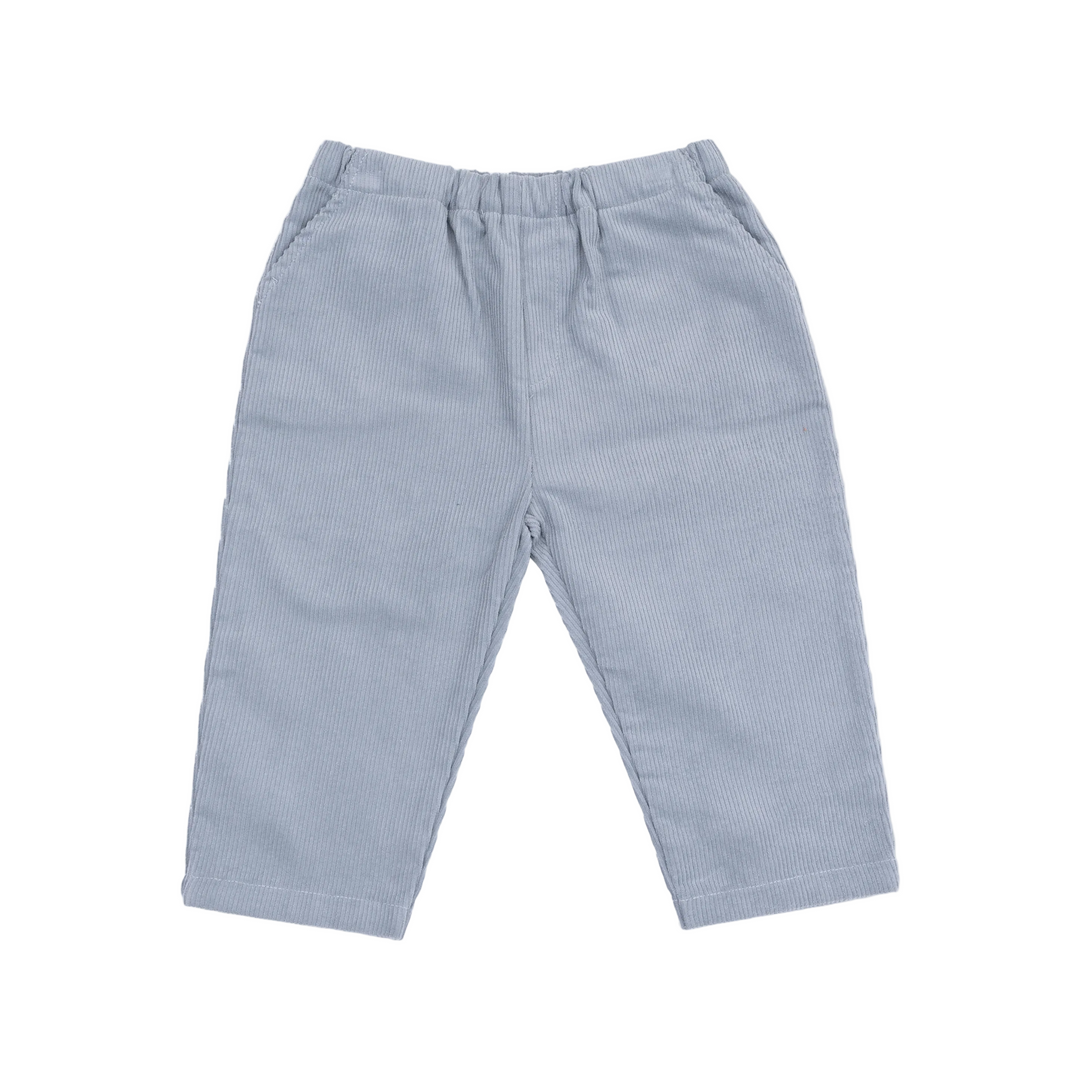 Cord Pant with Heart Pockets - Quarry
