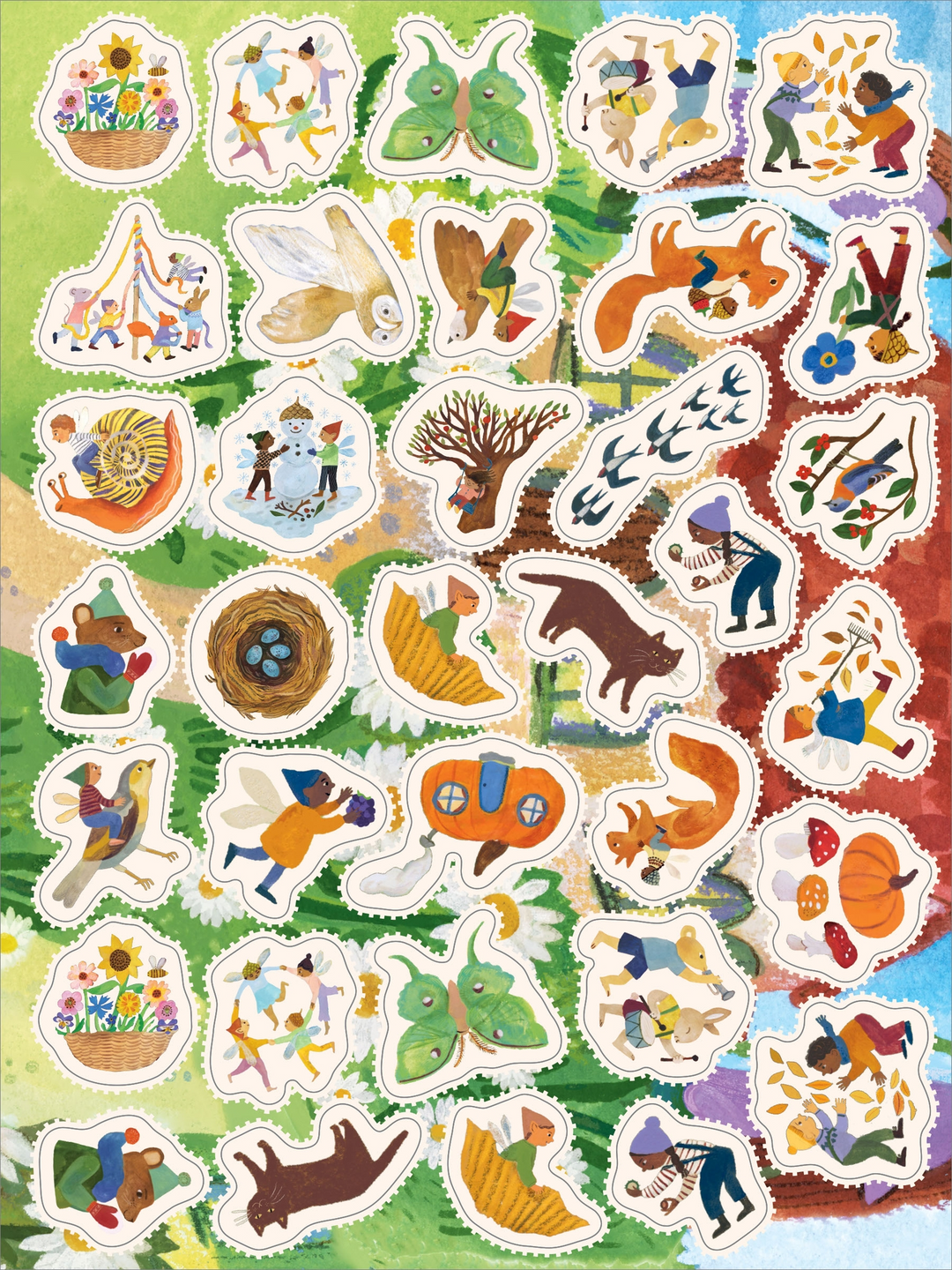 Cottage Fairies Stickers Book