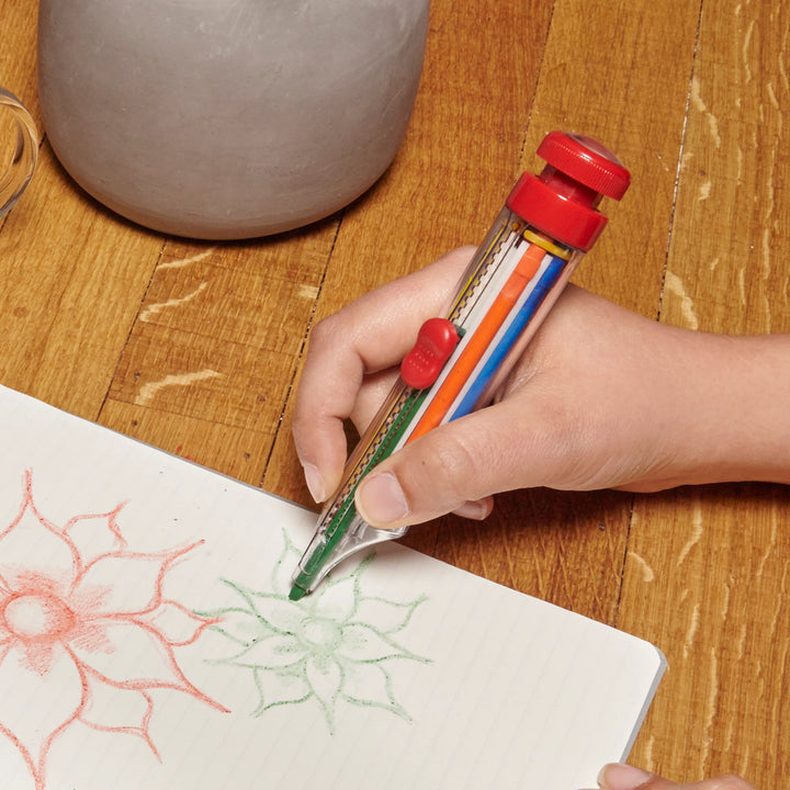 8 Color Crayon Pen