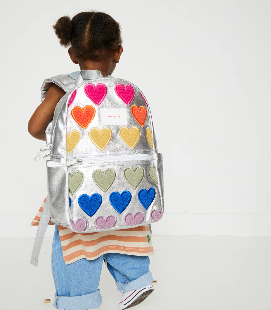 Kane Backpack - Fuzzy Hearts (4-8 years)