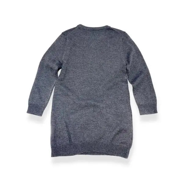 Grey Ladybug Wooly Tunic Sweater