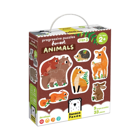 Progressive Puzzles Forest Animals  2+ years