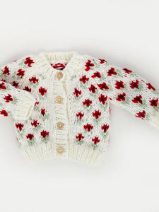 Bitty Blooms Cardigan Sweater