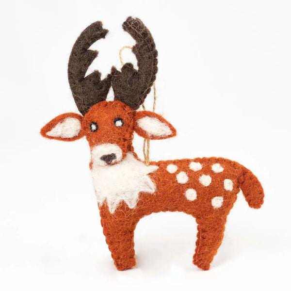 Woodland Critter Felt Ornament -