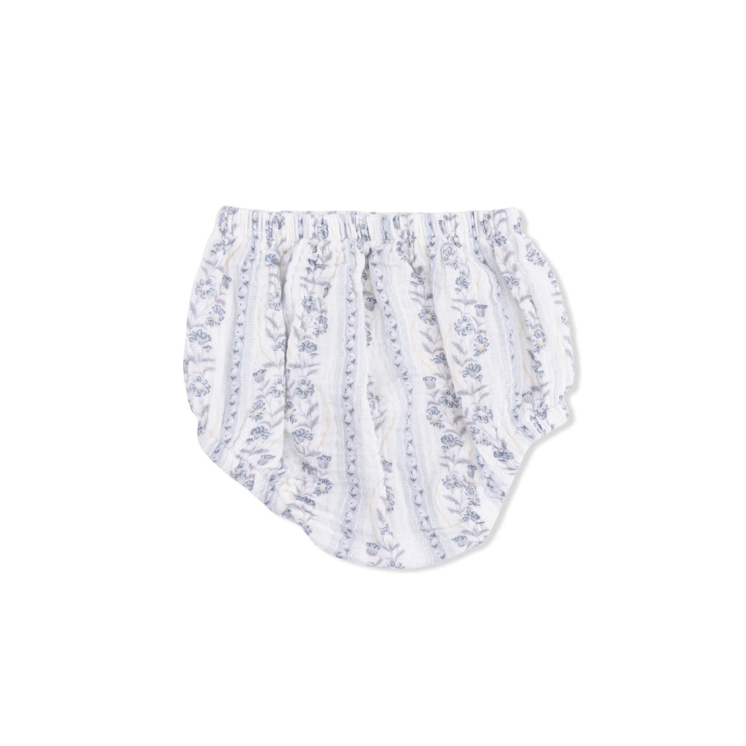 Kimberly Floral Stripe Western Pearl Snap Kid Dress