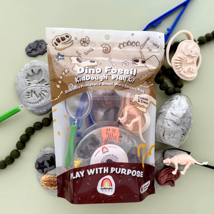 Dinosaur Fossil Dig KidDough Play Kit