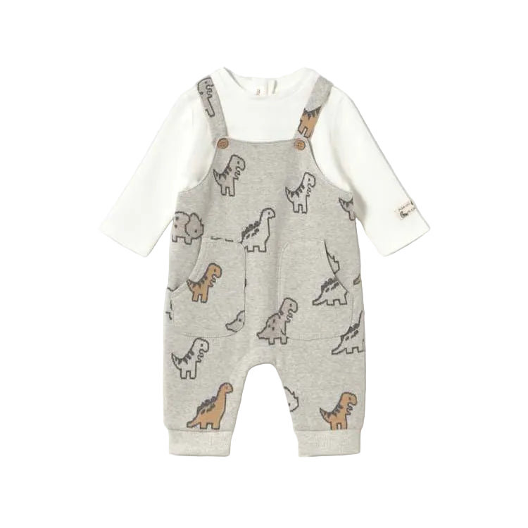 Jacquard Dino Romper Set
