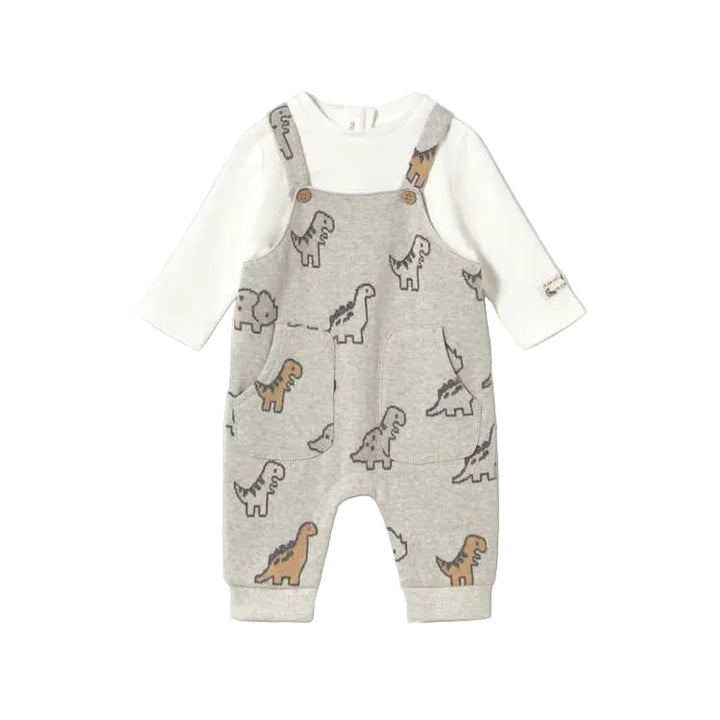 Jacquard Dino Romper Set