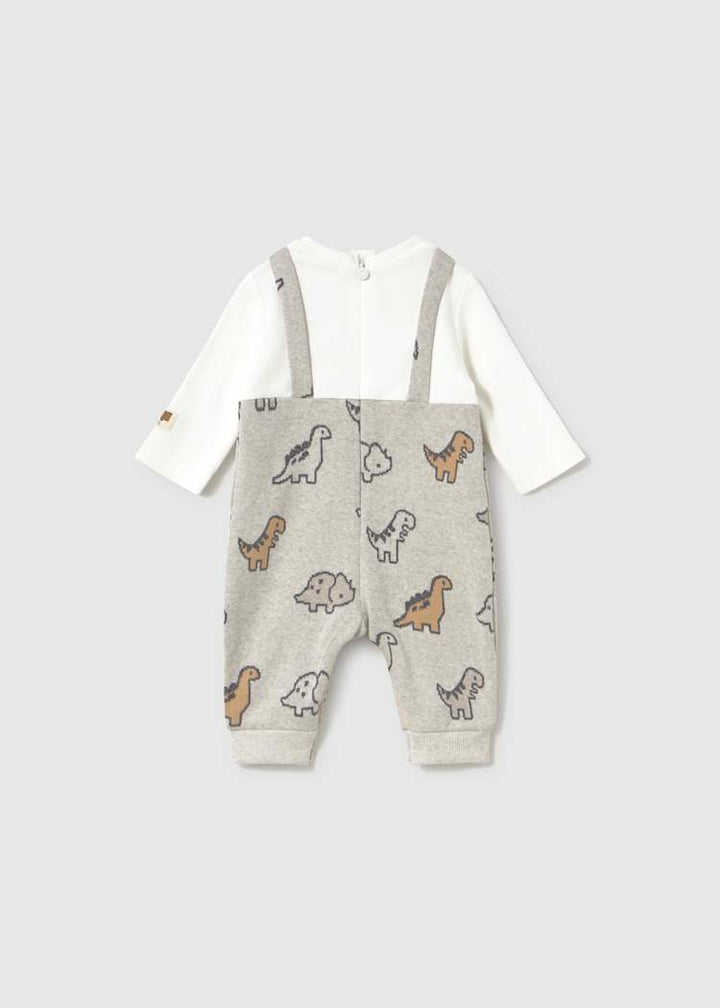 Jacquard Dino Romper Set