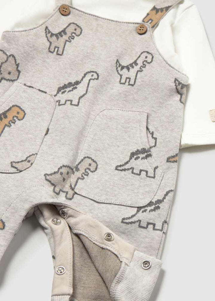 Jacquard Dino Romper Set
