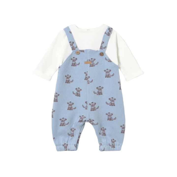 Doodle Dog Overalls Set