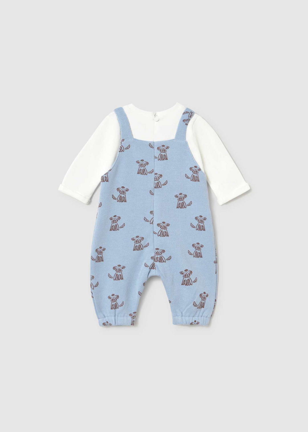 Doodle Dog Overalls Set