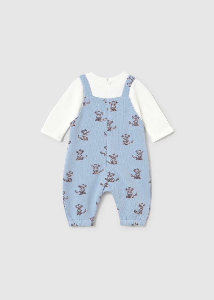 Doodle Dog Overalls Set