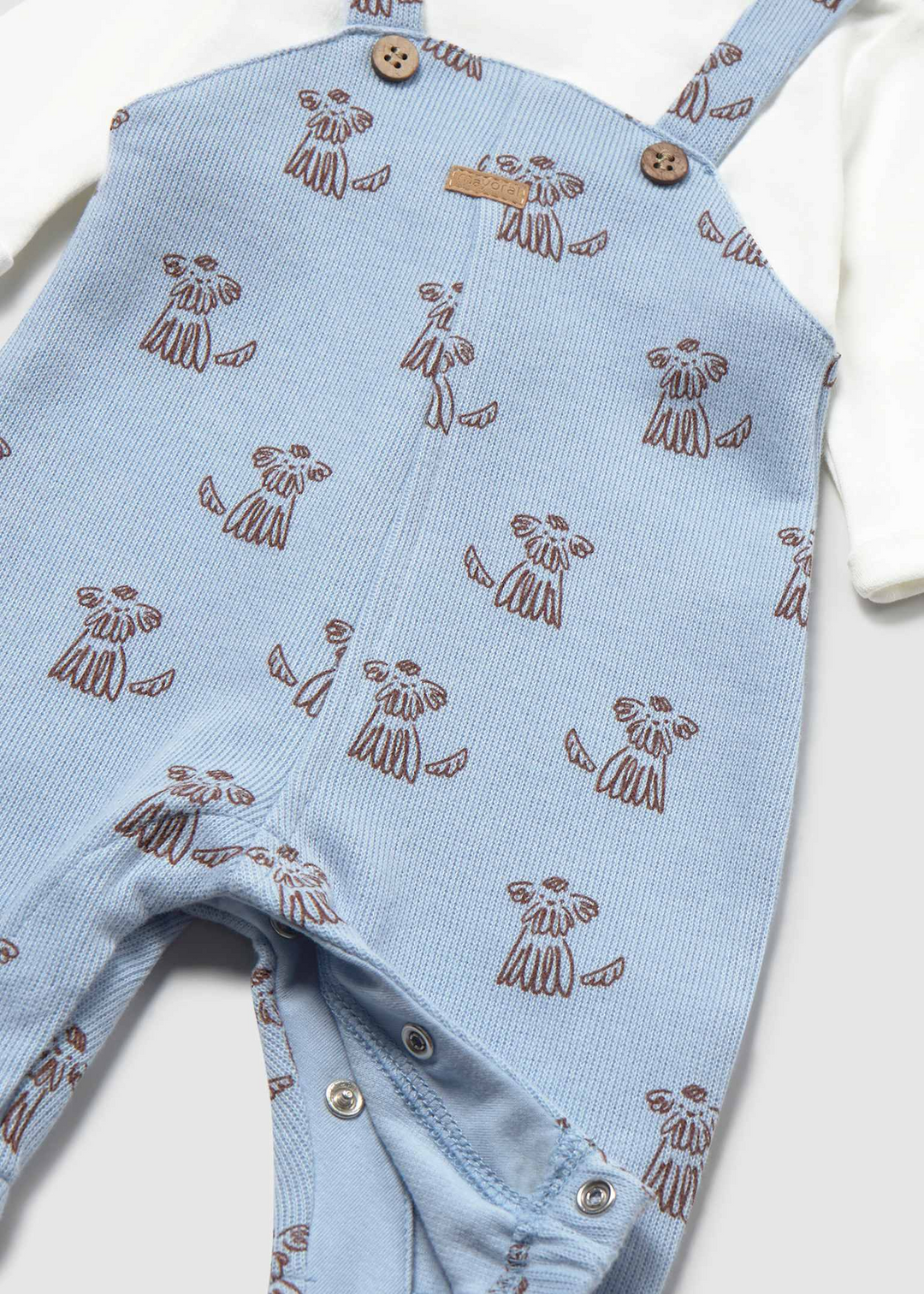 Doodle Dog Overalls Set