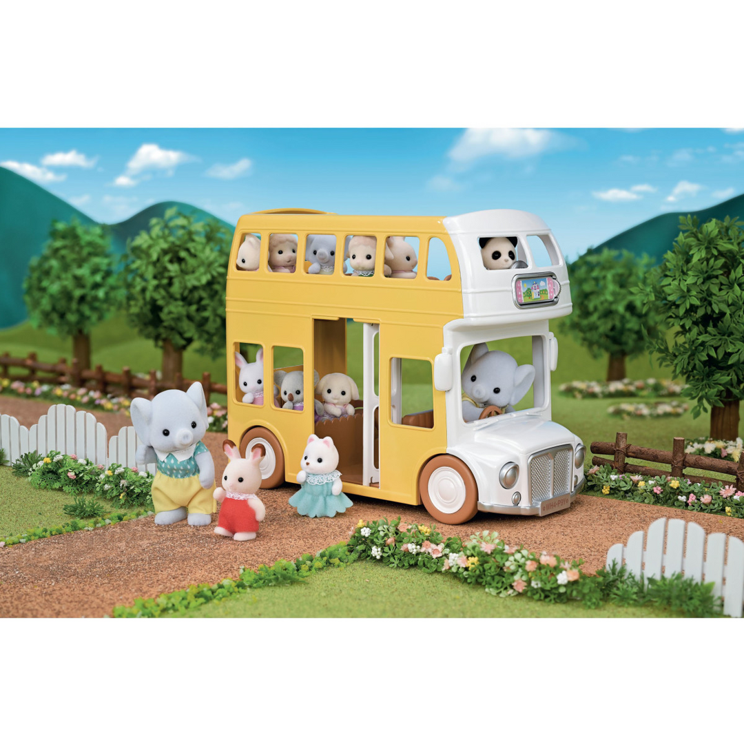 Calico Critter Nursery Double Decker Bus