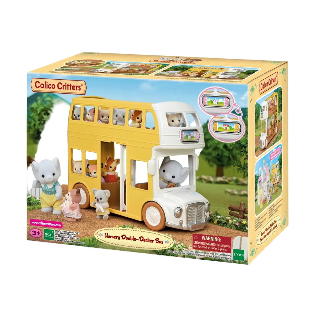 Calico Critter Nursery Double Decker Bus