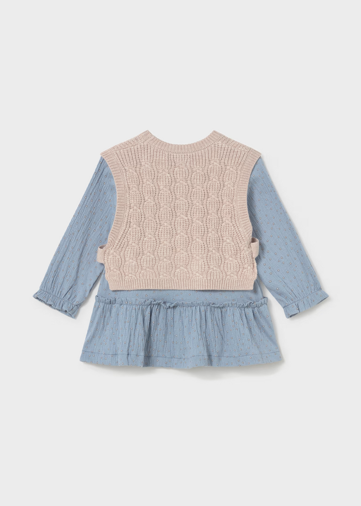Ruffle Dress w/ Vest