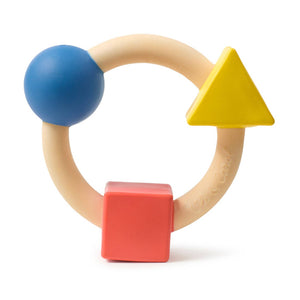 Bauhaus Teething Ring, Primary Colors