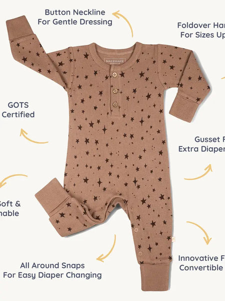 Starstruck Organic Button Romper