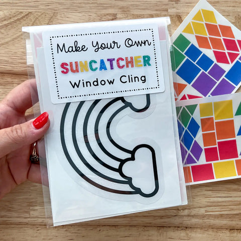 Rainbow Suncatcher Sticker Craft Kit