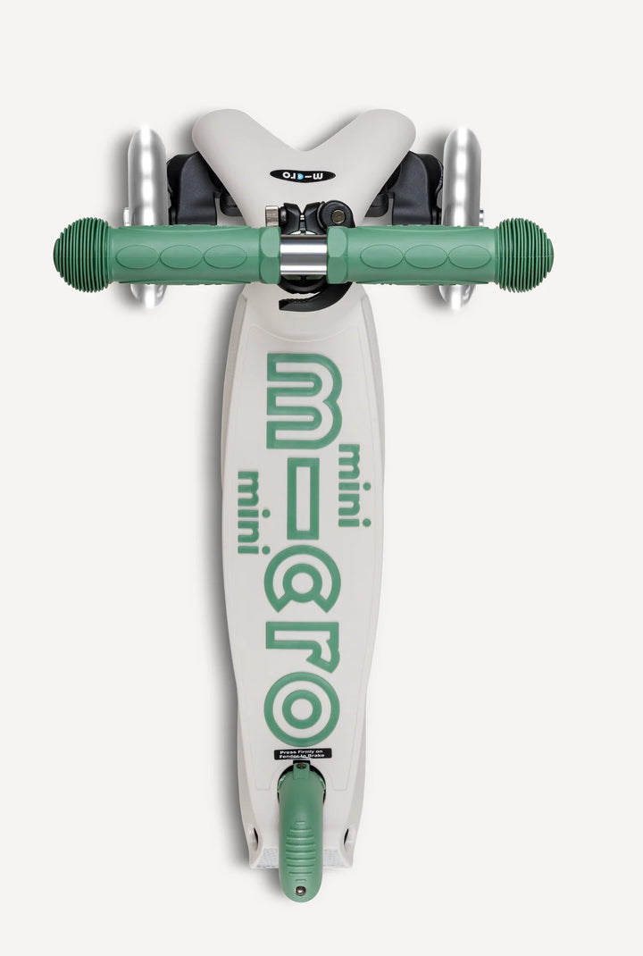 Micro Mini Foldable ECO LED Scooter - Pistachio Green