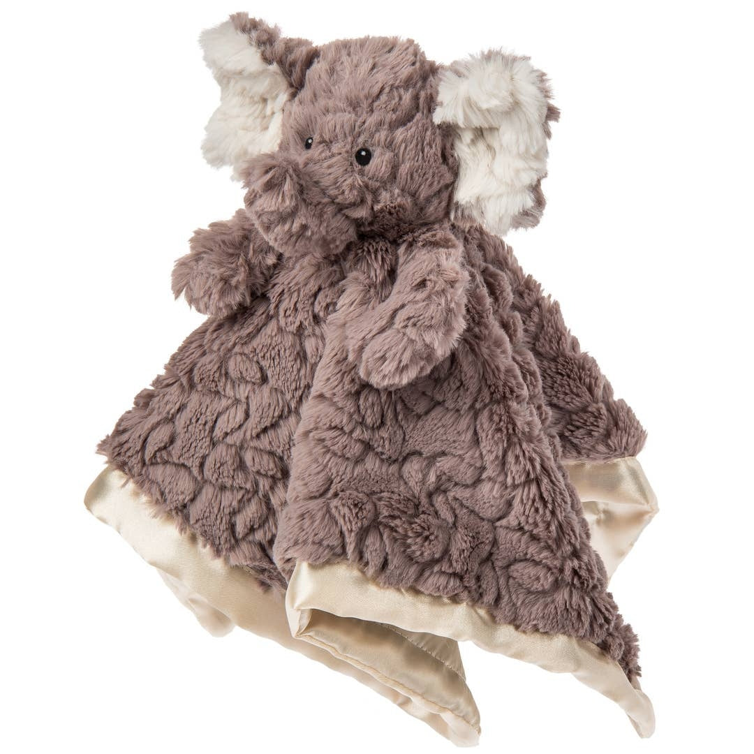 Brown Putty Nursery Elephant Blanket
