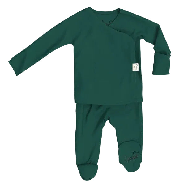 Evergreen Footie Romper