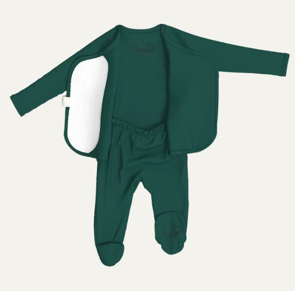 Evergreen Footie Romper