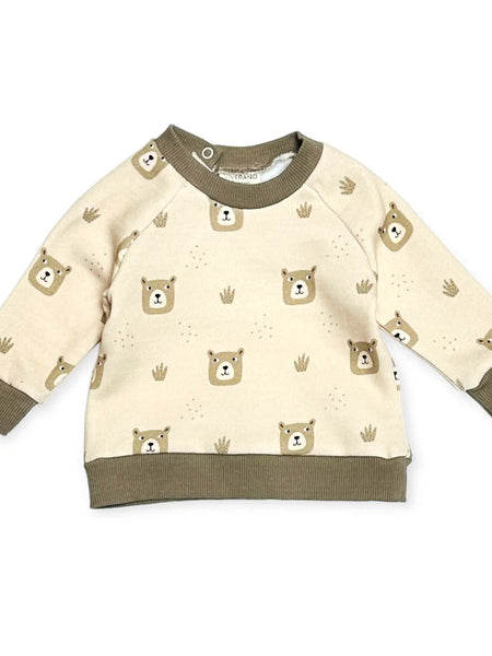 Bear Fleece Baby Sweatshirt & Jogger Set