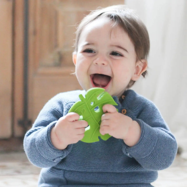 Natural Rubber Leaf Teether