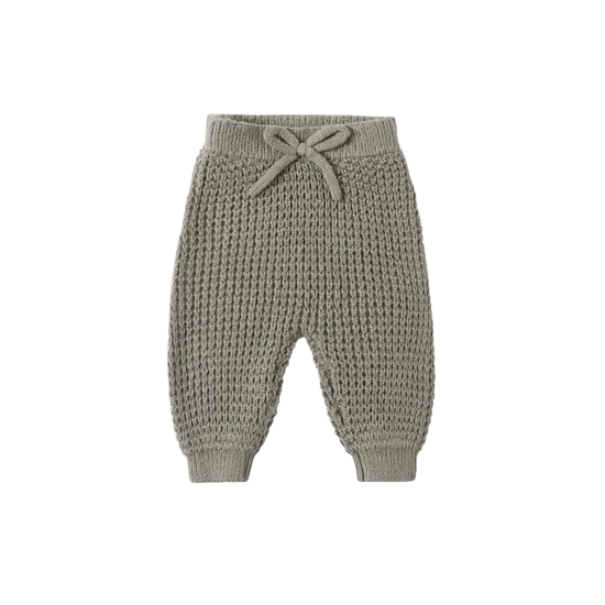 Chunky Knit Pant - Spruce