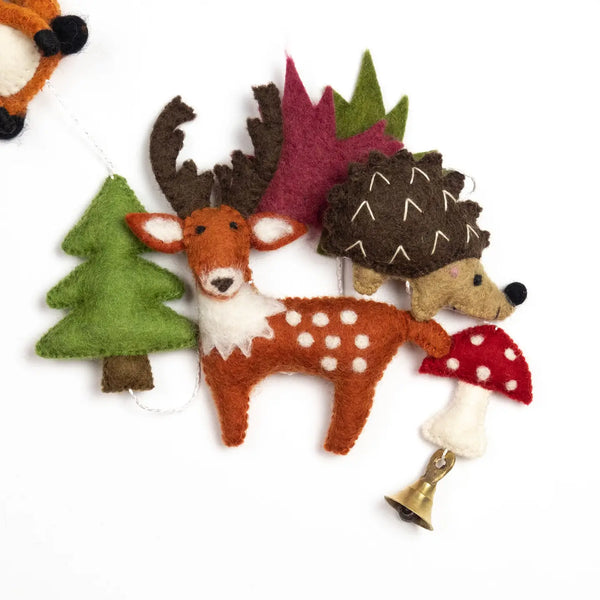 Felt Forest Garland