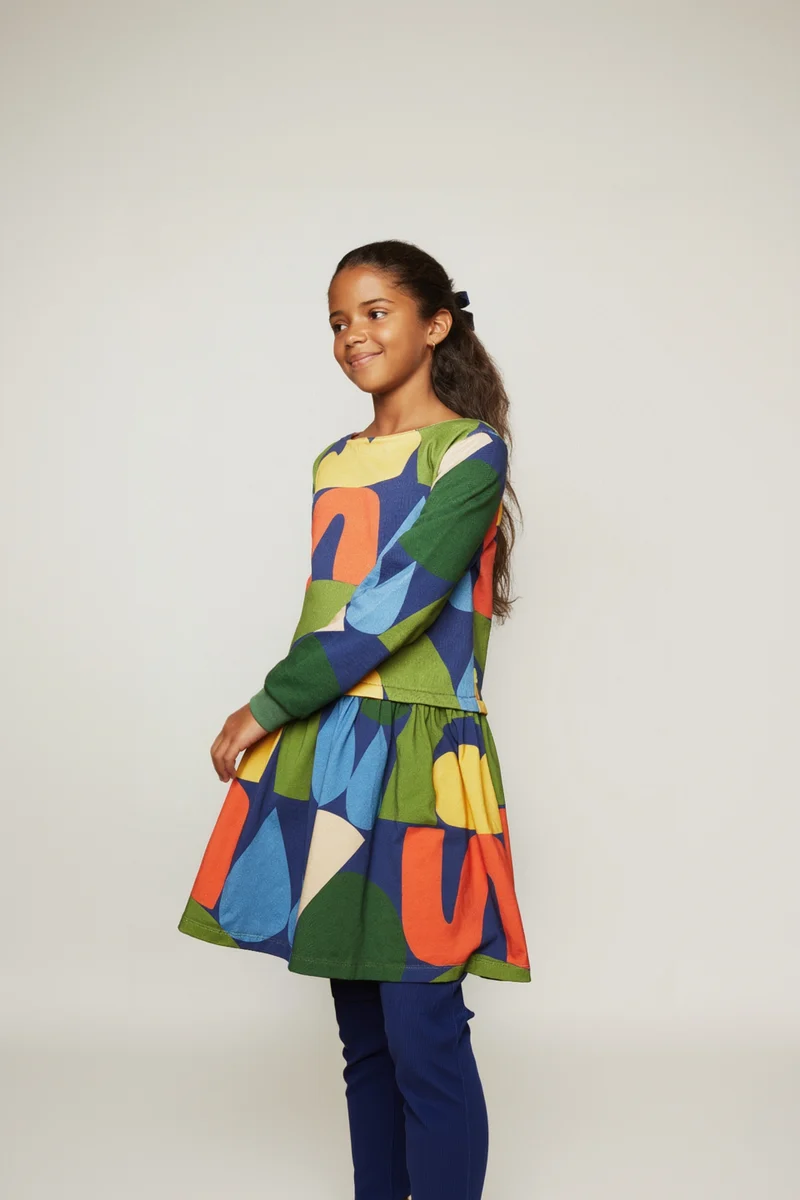 Layered Skirt Dress - Fall Shapes