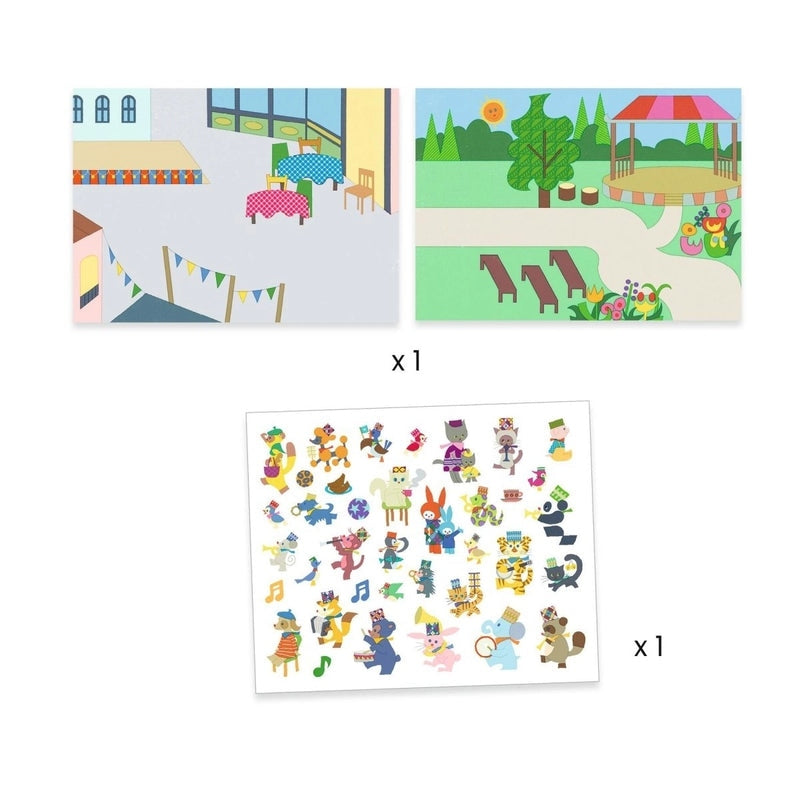 Fanfare Reuseable Stickers