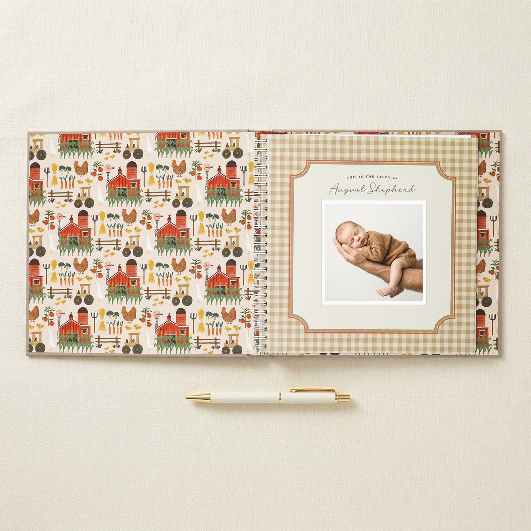 Little Farmer Baby Book